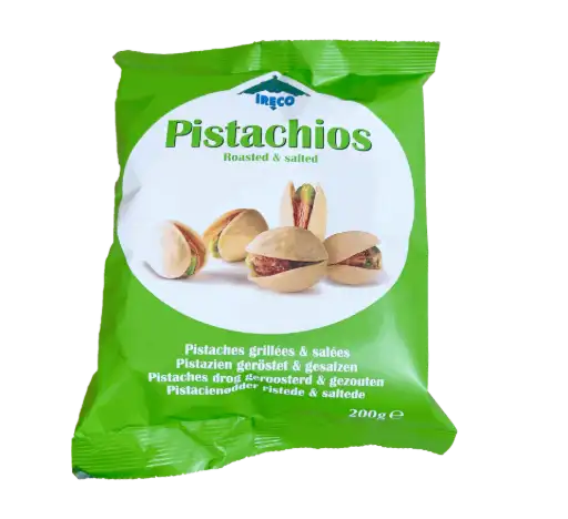 Flow pack Ireco Pistachios 200g